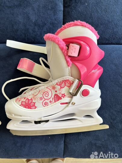 Коньки детские раздвижные 30-33