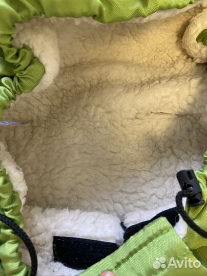 Зимний конверт в коляску leokid на овчине