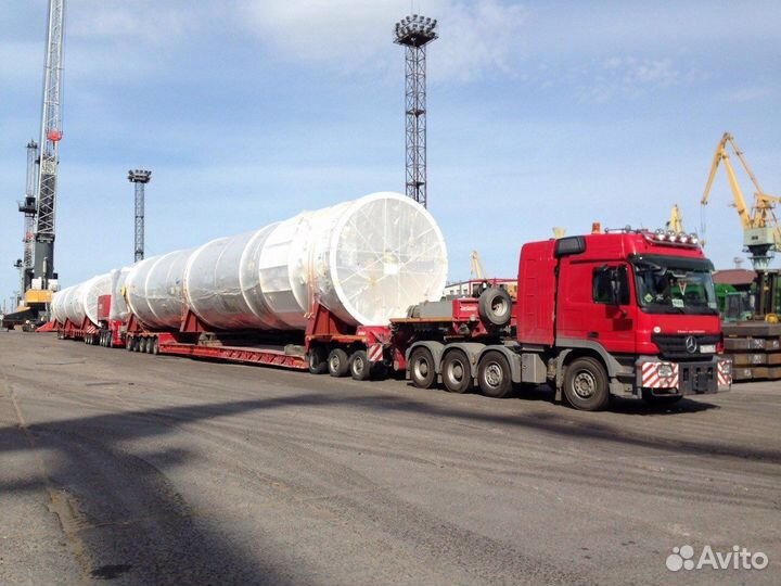 Грузоперевозки тралом не габаритных грузов