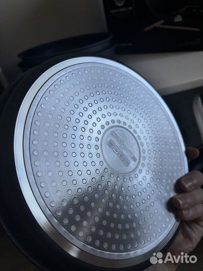 Набор сковородок polaris со съемной ручкой новый