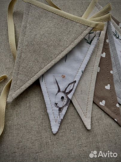 Гирлянда из флажков в детскую