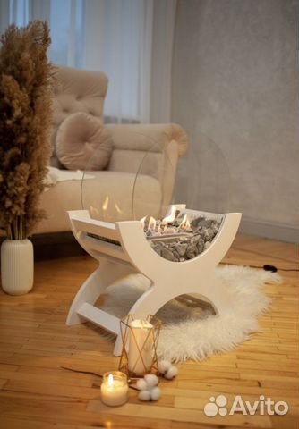 Биокамин напольный интерьер для дома подарок