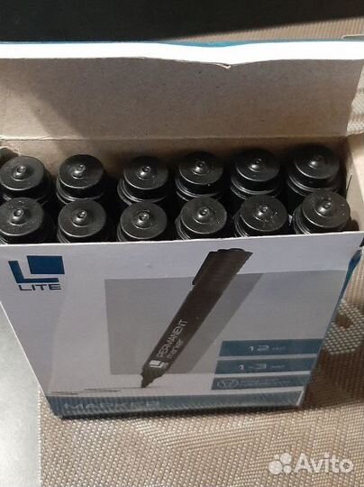 Маркеры, черные, перманентные