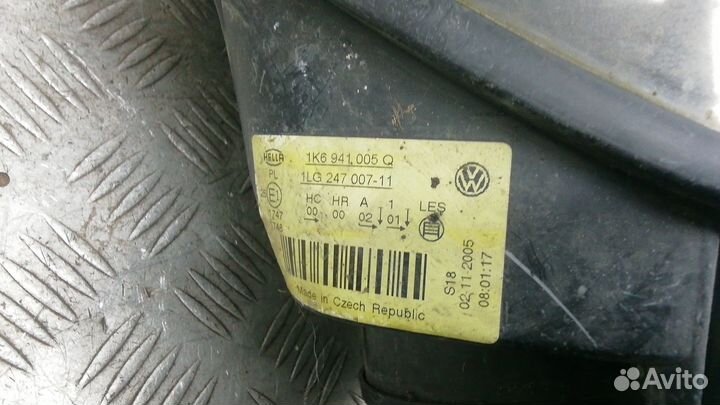 Фара левая Volkswagen Jetta 5 2006