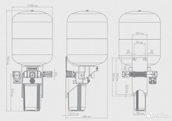 Ситема Джилекс краб-Т 50 комплект автоматизации