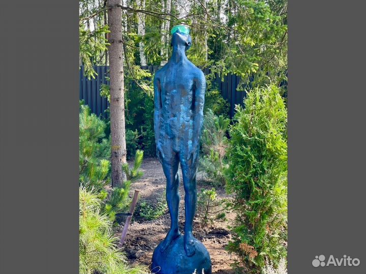 Современная скульптура Дождь 195 см