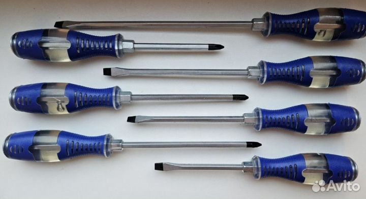 Набор отвертки ударные 7 предметов
