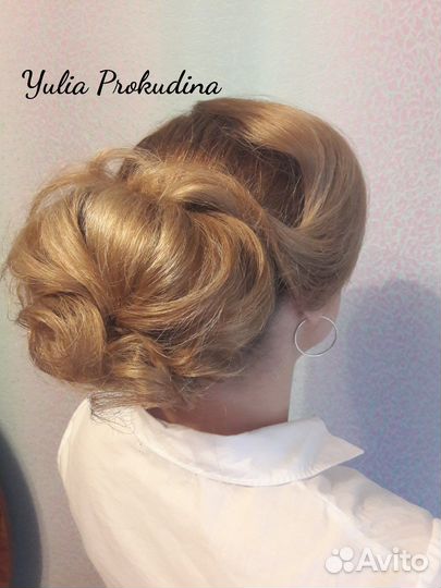 Создание вечерней причёски