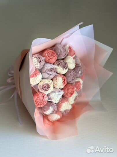 Шоколадный пионы ко дню матери