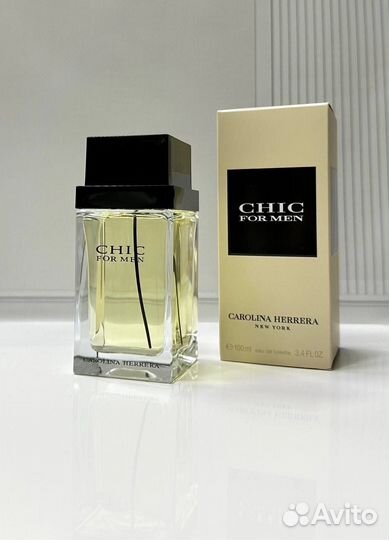 Carolina Herrera chic for men ориг тестер 100 мл