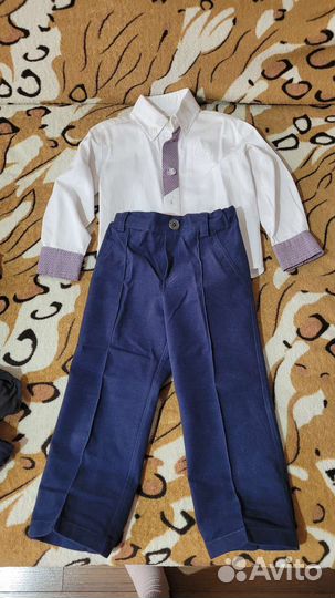 Рубашка и брюки Костюм для утренника мальчик,р92