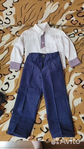 Рубашка и брюки Костюм для утренника мальчик,р92