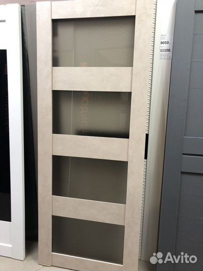 Царговые двери софт/бетон