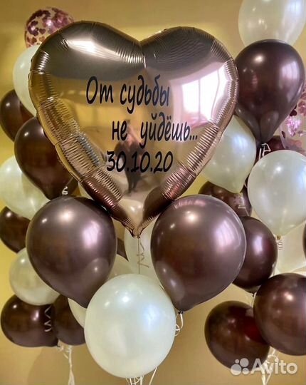 Воздушные шары на свадьбу