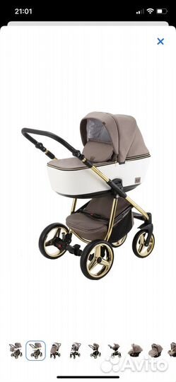 Коляска 3в1 Adamex Reggio SE Y801