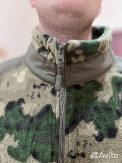 Флисовая кофта мужская тактическая мох