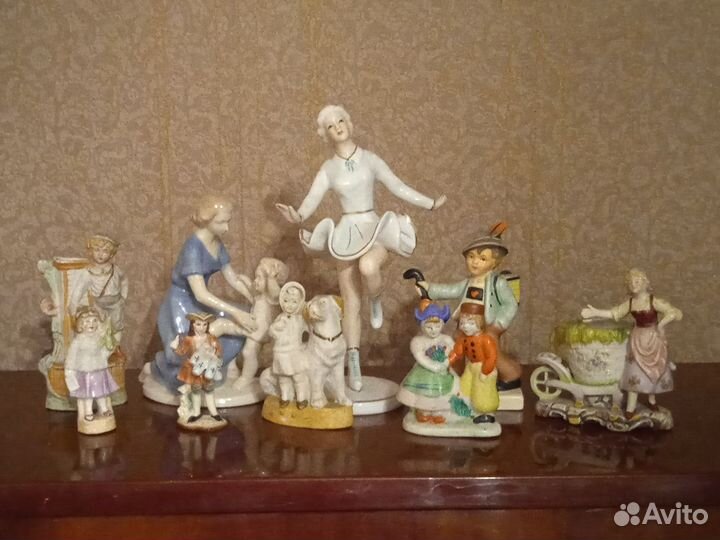 Фигуристка из фарфора 22 см и другие