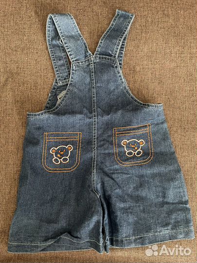 Джинсовые шорты для мальчика 80