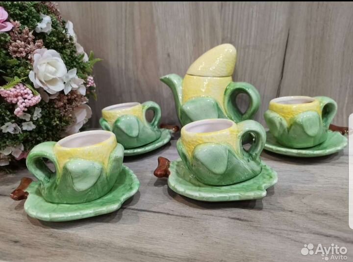 Винтажный кофейный сервиз