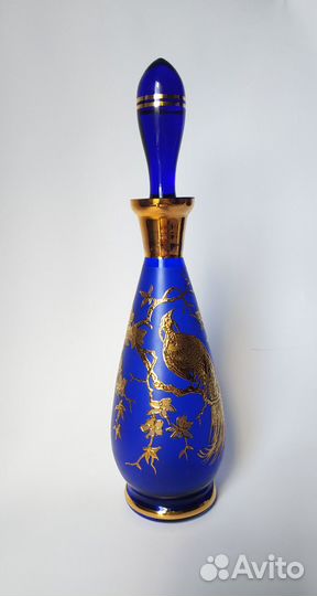 Графин богемское стекло винтаж