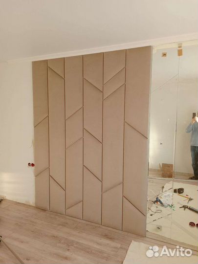 Мягкие стеновые панели и кровати