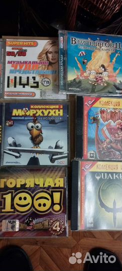 Много дисков. Компьютерные игры, музыка