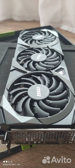 Видеокарта nvidia GeForce RTX 3070 ventus 3X