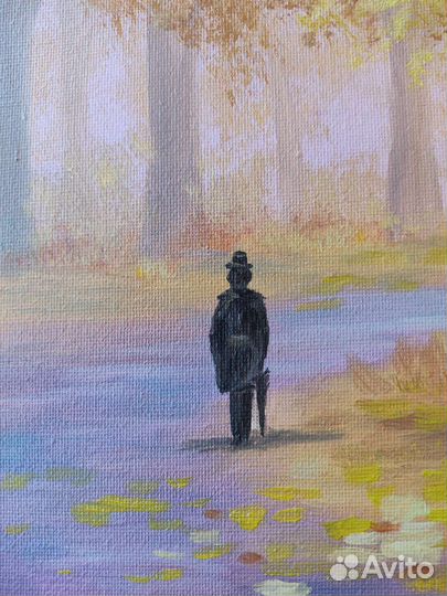 Картина маслом Осень