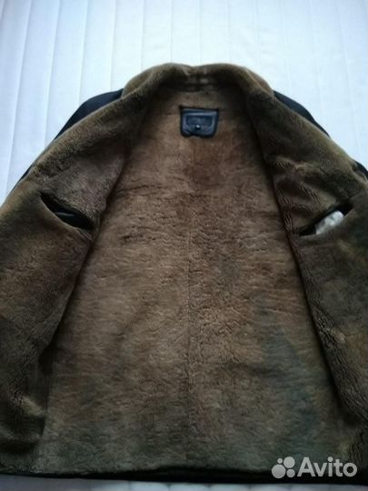 Дубленка натуральная мужская размер 50