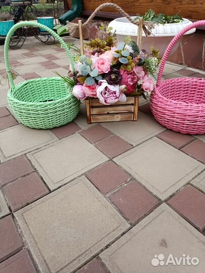 Корзина плетеная для хранения