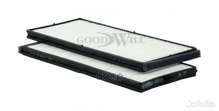 Фильтр салона hyundai accent/getz 00- (упак.2шт