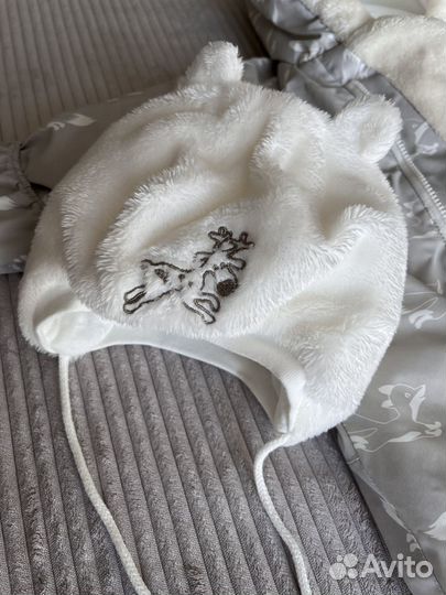 Шапочка kerry с ушками на 3-9 мес