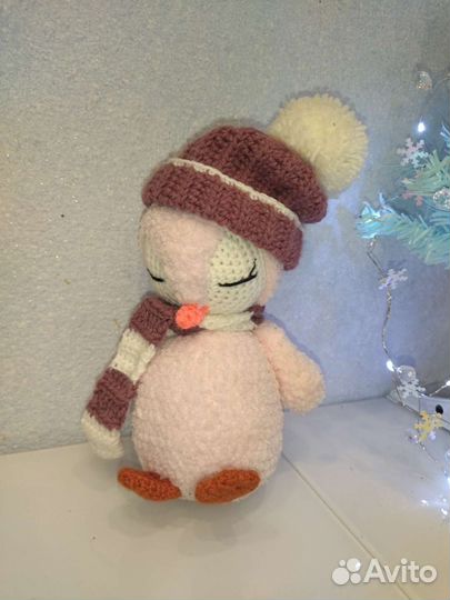 Пингвин Лоло игрушка ручной работы