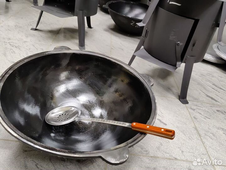 Казан чугунный на 22 л премиум большой