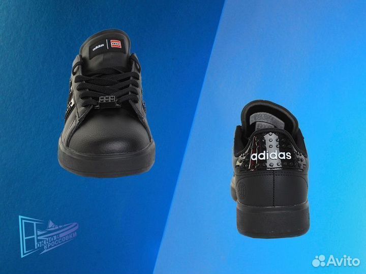 Кроссовки Adidas NEO Grand Court X Lego Black
