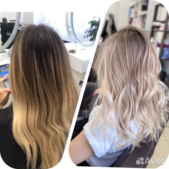 Окрашивание волос любой сложности