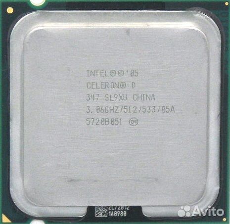 Процессор Socket-775 Intel CeleronD 347 3,06/533
