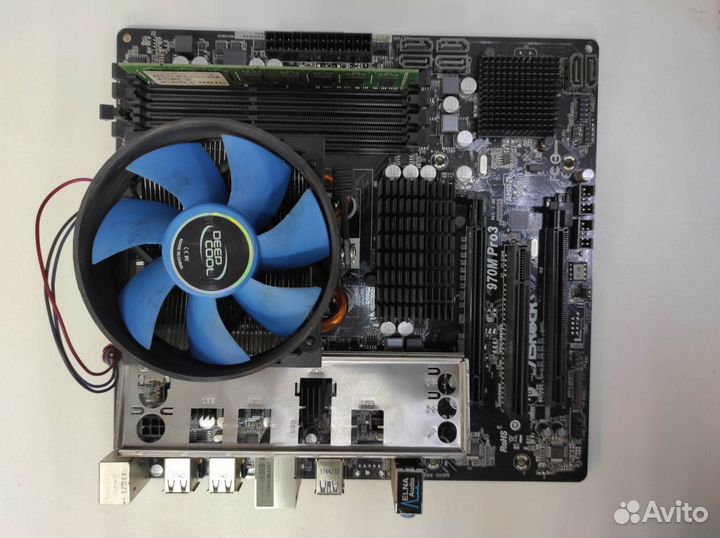 Материнская плата Asrock 970m pro3/FX-8320E/4GB