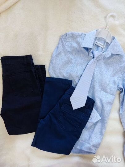Рубашки и брюки 116-122 р-р