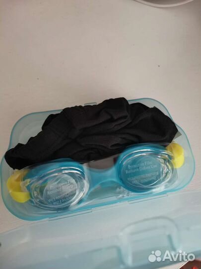 Шапочка для плавания + очки + беруши детские