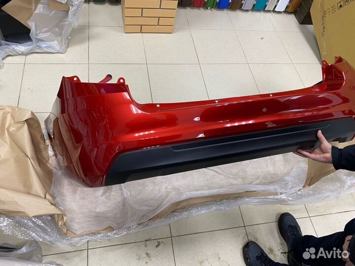 Бампер задний Гранта FL цвет Сердолик