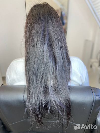 Кератиновое выпрямление волос