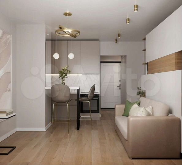 Квартира-студия, 20,5 м², 3/15 эт.