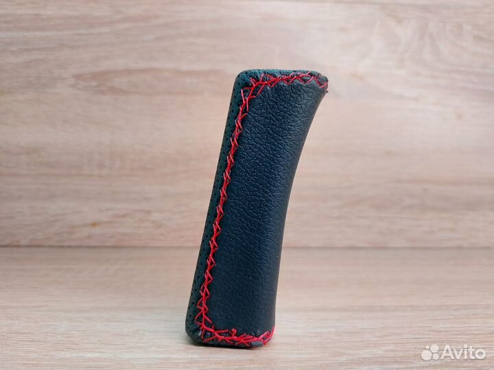 Ручка накладка на ручник ваз, красная строчка