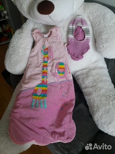 Конверт в коляску и шапочка Reima