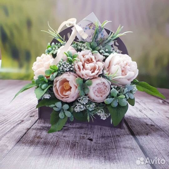 Букеты из мыла ручной работы