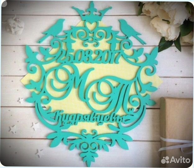 Монограмма на свадьбу (герб)