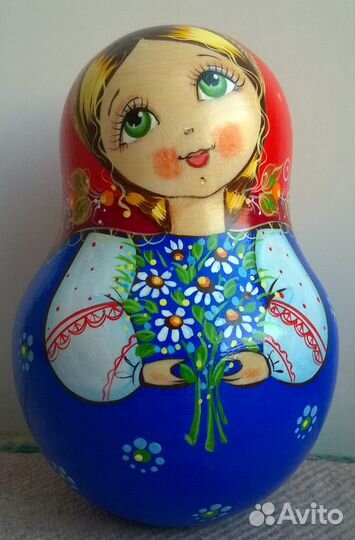 Неваляшка расписная музыкальная