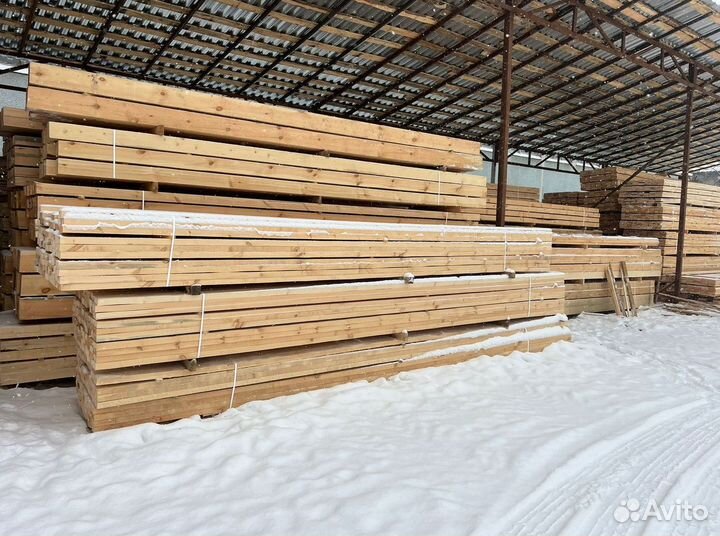 Доска обрезная 40х200х6000мм ГОСТ