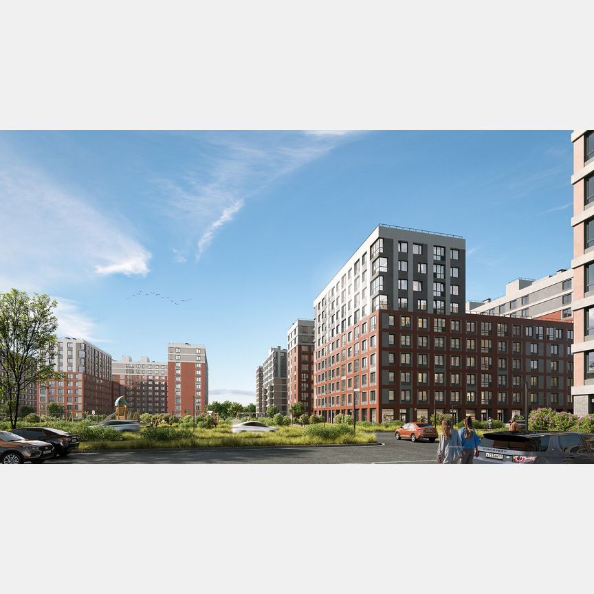 2-к. квартира, 57,4 м², 6/10 эт.